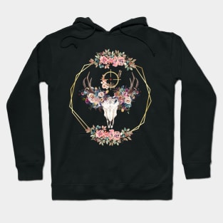 Floral Deer Hunting Hoodie